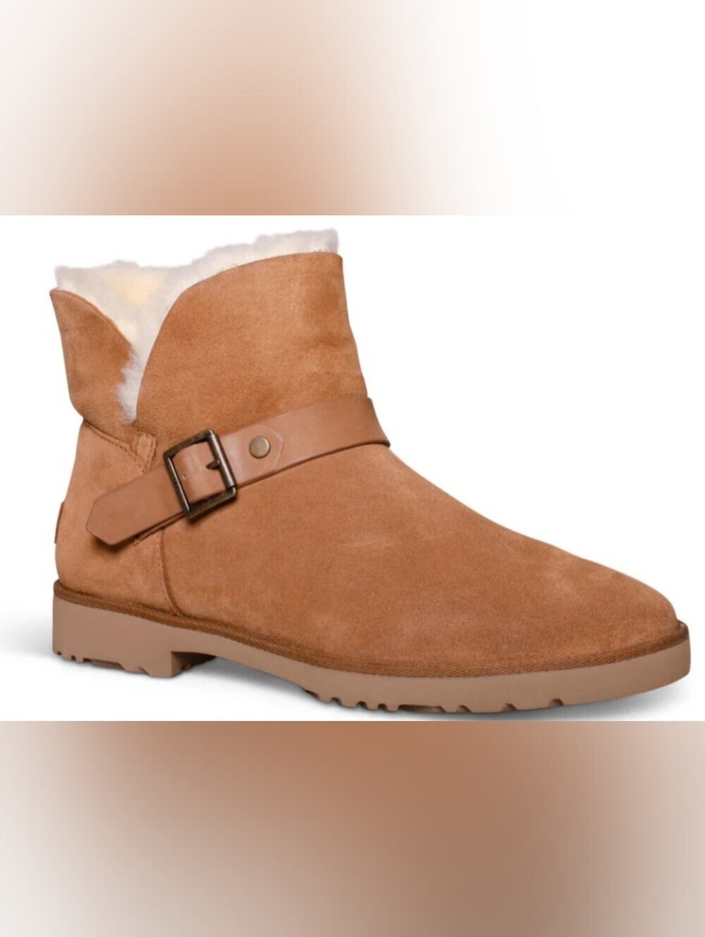 UGG® Romely Short Buckle Boots Size 8.5 Used Exc MSRP $134.99